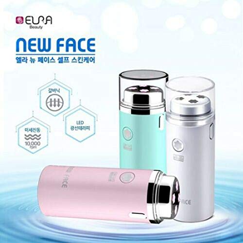 Elra New Face galvânica Micro Vibration Ion Skin Massager EFM-2500 Branco