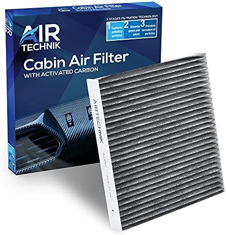 Airtechnik CF8249A Filtro de ar da cabine com carbono ativado | Se encaixa na Honda CR-V 1997-2001, Insight 2000-2006-80291-ST3-515
