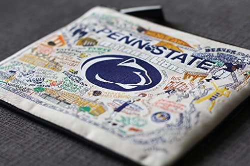 Catstudio Penn State University Collegiate Zipper bolsa bolsa | Segura seu telefone, moedas, lápis, maquiagem, guloseimas de cachorro e ferramentas tecnológicas