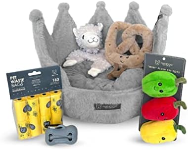 Nandog Pet Gear Dog Bed & Pluxh Toy & Poop Bags Kit Starter Kit Pacote