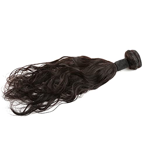 Cabelo de cabelo enviado 3 pacote de ondas naturais teced de trama dupla Cabelo virgem brasileiro não processados ​​Extensões de