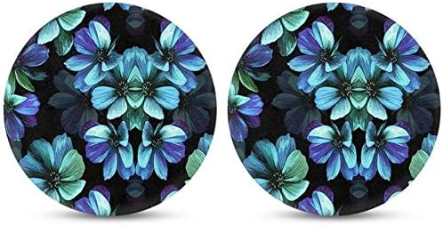 Uzzuhi Aqua Flower Car Coasters para porta