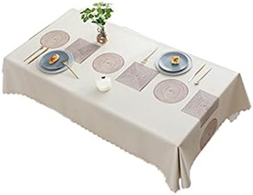 Toalha de mesa de PVC à prova d'água Yinuoday, toque de mesa retangular de toalha retangular limpável Tampa de mesa à prova d'água para cozinha de cozinha decoração de tábua de barbecue ao ar livre