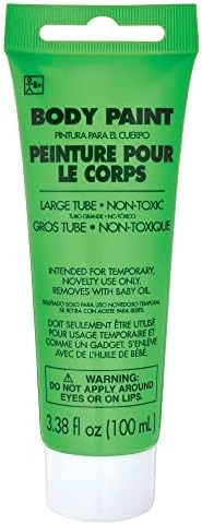 Tinta corporal verde não tóxica - 100 ml, 1 ct