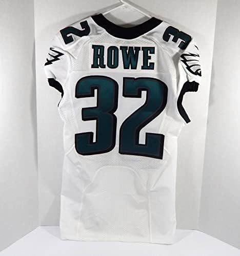 2015 Philadelpia Eagles Eric Rowe #32 Jogo emitido White Jersey 40 DP28612 - Jerseys de Jerseys usados ​​na NFL não assinada