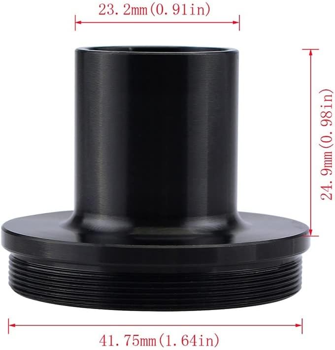 Acessórios para microscópio para adultos crianças 23,2 mm T Lente de anel T Montagem conjunta Acessórios para câmera Lens de microscópio