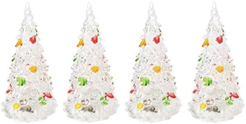 Árvore de Natal de Besportble Colletop Pequena Árvore de Natal 4pcs Árvore de Natal Elegante LED LED Special Crystal