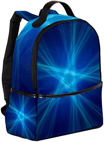 Mochila de viagem VBFOFBV para mulheres, caminhada de mochila ao ar livre esportes mochila casual daypack, linhas Blue Stars Modern