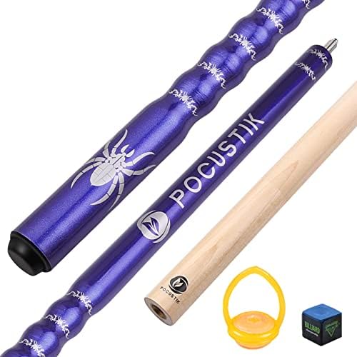 Pocustik 58 Piscina Piscina de piscina 18/19/20/21 oz, bilheteria canadense Billiard sticks com ponta de 13 mm, barra de bilhar ergonômica da barra de casa