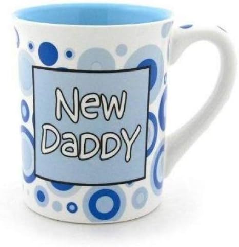Enesco Nosso nome é lama de Lorrie Veasey New Daddy Mug, 4-1/2 polegadas
