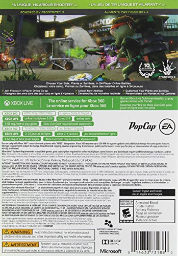 Plantas vs zumbis - Guerra do jardim - Xbox 360 - novo selado