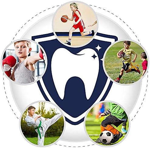 Protetor bucal do futebol da boca juvenil, qualidade premium sem ferver, adequado para basquete, luta livre, taekwondo, jujitsu e karatê