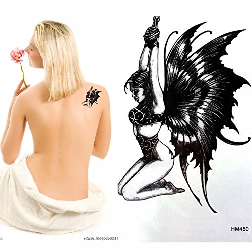 GGSELL King Horse Horse impermeável não-tóxico Devil Angel Tattoo Tattoo Sticker