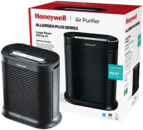 Honeywell HPA200 Purificador de ar Hepa - alérgeno -ar microscópico ALVIMENTO+ REDURADOR, PURIFICADOR DE AR ​​- BLACK & HEPA Air Purifier Filter R, 2 -Pack - Alvos de filtro de ar de alérgenos no ar