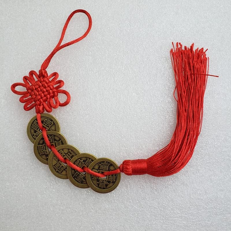 Avcity Crafts Antique espessou o nó chinês cinco imperadores Diâmetro por atacado de moedas de cobre: ​​2,5cm/25mm, espessura de 1,8 mm