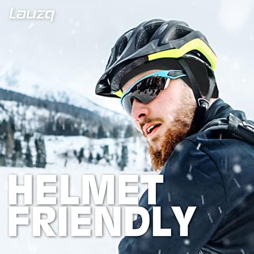 Aquecedores de lã de inverno Lauzq Banda da cabeça para homens, crianças, garotos de esqui de corrida ciclismo