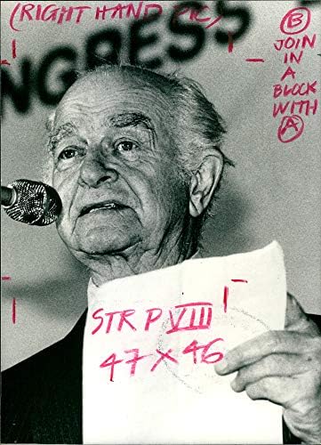 Foto vintage do Dr. Linus Pauling