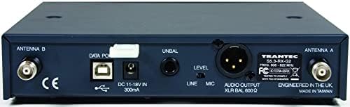 TOA S5.3-RX-H2 Q TRANTEC S5.3 Série verdadeira receptor de sintonizador de diversidade; Incluindo LCD gráfico, o volante de exibição, o link de dados de infravermelho e o monitor de fones de ouvido; Até 640 frequências selecionáveis