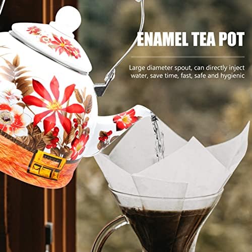 Máquina de café expresso de cabilock Retro Chaltle Chalttle Tea Pote de café Pote de aquecimento de leite com maçane