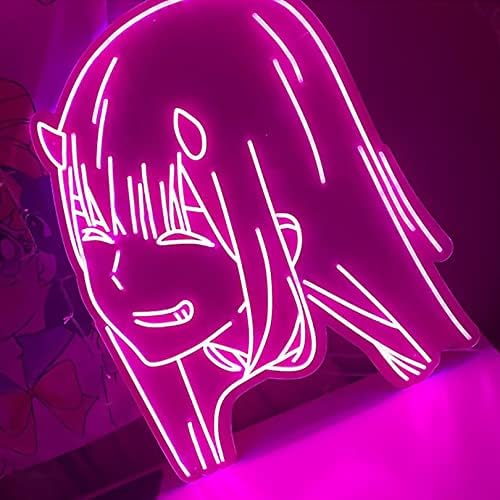 Myaou Girl Neon Sign, Anime Decor Sinais Luzes de neon lideradas para a loja de casamentos de festas Restaurante Home decoração
