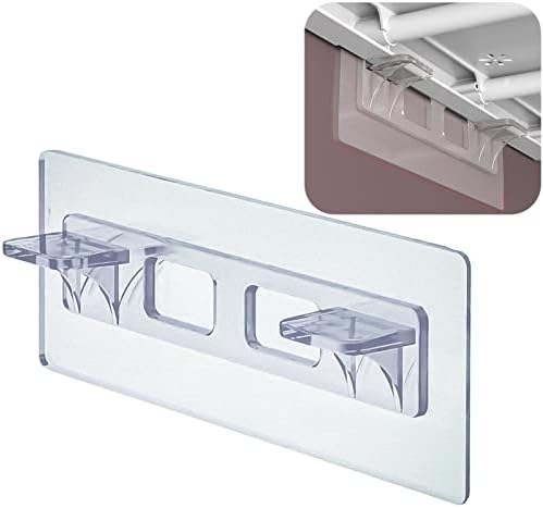 SPX 12pcs sem prateleira de perfuração PEGS, suporte de prateleira adesiva, estacas de prateleira para prateleiras, clipes de prateleira de armário para armários de cozinha prateleiras