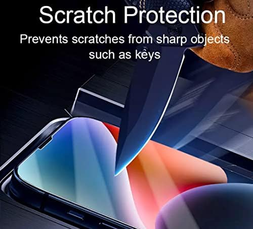 Protetor de tela Pro Max Protector de iPhone 14, estrutura de alinhamento fácil de vidro temperado, iPhone 14 Pro Max Tempered -1 pacote de vidro -1