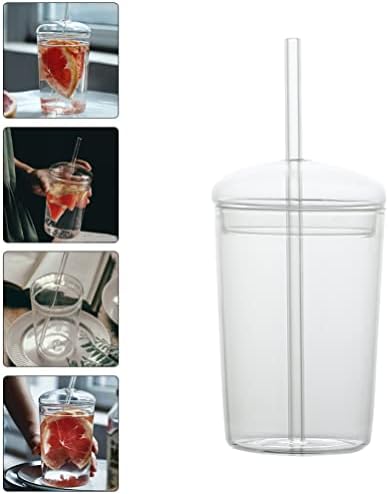 Psvod palha de vidro garrafa de bebida xícara de copos de smoothie copo garrafa de água garrafa de água de verão bebida