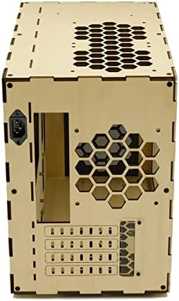 Case de Micro ATX Cyberwood, mini estojo de computador da torre, caixa de PC para jogos, chassi de desktop DIY com