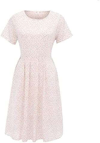 Amarrar cintura uma linha mini vestido vestidos casuais boho manga curta vestidos de verão para mulheres floral plus size estética