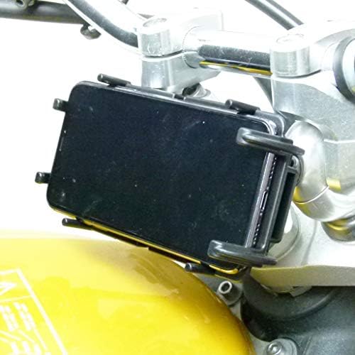 Buybits 13,3-14,7mm Motociclet Fork STEM Phone Mount Rick Grip Solter para iPhone 8