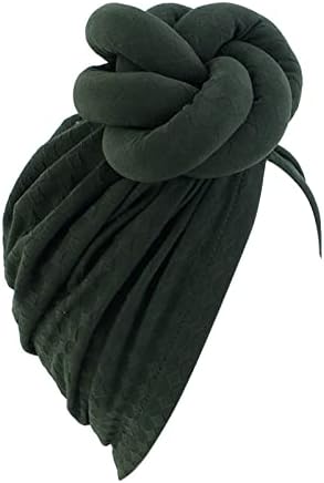 Mulher Cancer Head Scondf Hat Bon Lenfra Turbano Cabeça envolve as faixas da cabeça do topo da cabeça de turbante