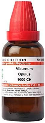 Dr. Willmar Schwabe Índia Viburnum Opulus Diluição 1000 CH garrafa de 30 ml de diluição