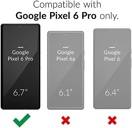 Crave Slim Guard para o Google Pixel 6 Pro, caso à prova de choque para o Google Pixel 6 Pro - Forest Green