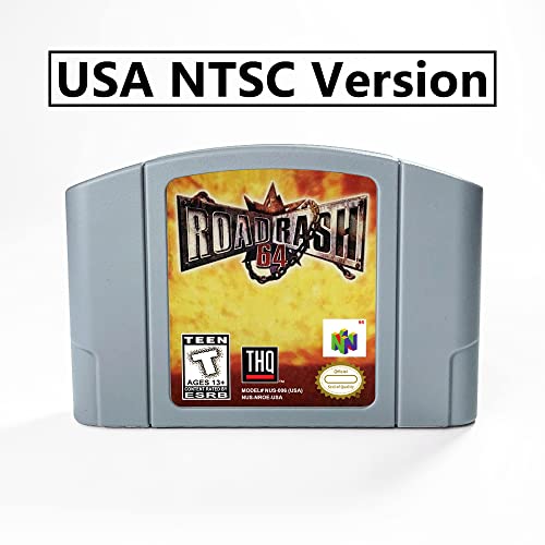 ERRADA ROADA 64 CARTRIGEDO DE JOGO DE 64BITS USA NTSC Versão ou versão Eur Pal para consoles N64