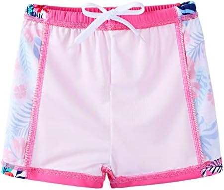 TFJH E Girls Swimsuit de roupas de banho de duas peças 3-12 anos upf 50+ UV