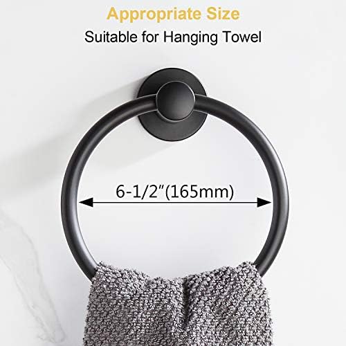 Anel de toalha BGL para banheiro 304 prova de ferrugem em aço inoxidável, 2 anel de toalha de embalagem, suporte de