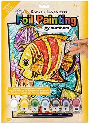 Royal & Langnickel Foil by Numbers Painting Kit, Dalmatians