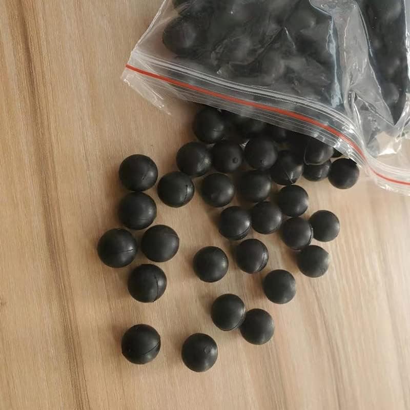 100pcs diâmetro 6mm 8mm 9,5 mm 10mm nbr bola de borracha nitril nitrile bola de borracha de borracha bola de borracha tem uma pequena linha de molde -