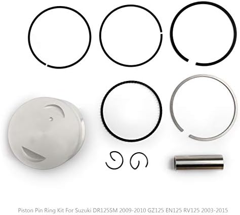 Kit de pino de anel de pistão Areyourshop para RV125 EN125 2003-2015 Tamanho do furo Std 57,00mm