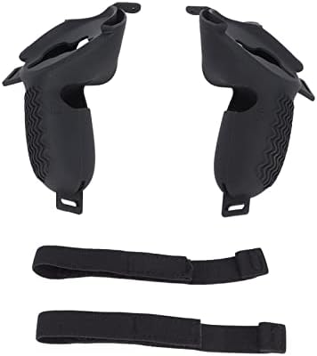 Caixa de silicone do controlador VR VR VR VR com articulação de punho ajustável compatível com Oculus Quest 2, HTC Vive e outros casos de controlador VR.