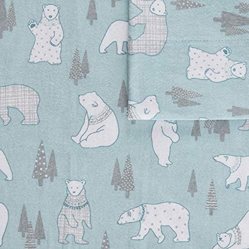 Filosofia do sono True North Cozlel Flannel A quente folha de algodão - Novelty Print Animals Stars