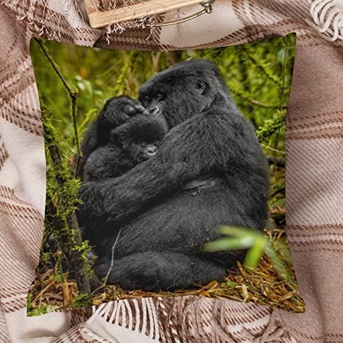 Animais mais fofos | Gorila e travesseiro de bebê 30x30cm