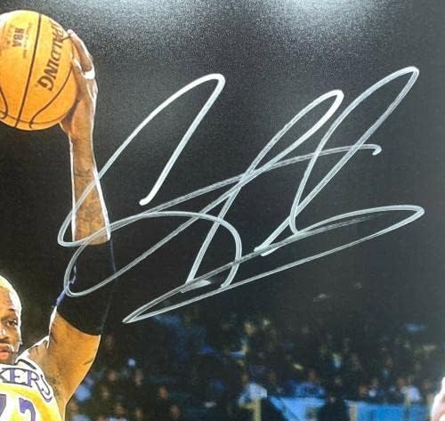 Dennis Rodman assinou a foto 16x20 * Lakers * PSA AI83849 - fotos da NBA autografadas