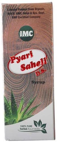 Xarope de dogari imc pyari saheli Um produto de ervas desenvolvido organicamente, o xarope de pyari saheli é uma garrafa cheia