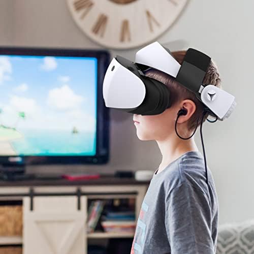 A alça de cabeça ajustável para PSVR 2, a alça da cabeça VR para PlayStation VR2 pode aumentar a força de suporte e melhorar o conforto, durável e leve, adequado para adultos e crianças, acessórios para fone de ouvido VR2