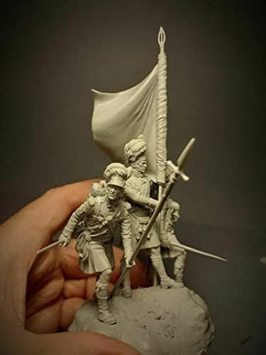 1/32 Antigo modelo de soldado da figura de resina guerreira francesa, kit em miniatura não montado e sem pintura // VL3-85 Goodmoel