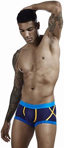 BMISEGM Athletic Rouew Men masculino respirável confortável cintura baixa sexy respirável colorido de cor sólida shorts breakbreaker