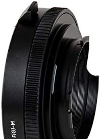 Adaptador de montagem da lente de urth: compatível para lente Nikon F para Leica M Corpo da câmera