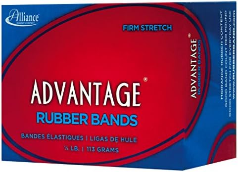 Alliance Rubber 26339 Advantage Brearbors Tamanho 33, 1/4 lb de caixa contém aproximadamente 150 bandas, bege