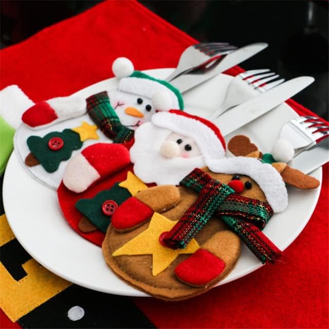 Faca e garfo Saco de armazenamento Bolsa de Natal Organizadores de Natal Hotel Decorações de Natal Presentes criativos